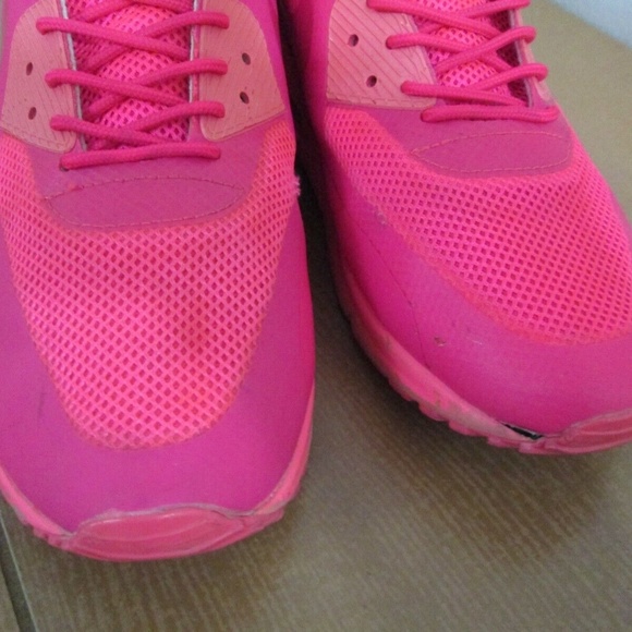 Nike Air Max 90 Hyperfuse Independence Day Solar Red Pink 454446-600 Mens US 9.5 - Picture 2 of 12